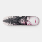 Skateboard Cyborg Girl Fantastic Artsy (Horz)