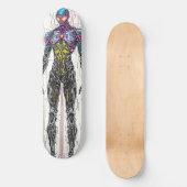 Skateboard Cyborg Warrior (Recto)