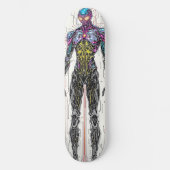 Skateboard Cyborg Warrior (Recto)