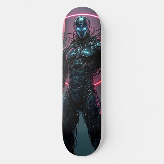 Skateboard Cyborg Warrior (Recto)