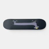 Skateboard dachshund dog-Long Skater Funyy (Horizontaal)