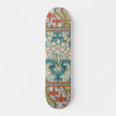 Skateboard Daffodique chintz papier peint à fleurs Art nouvea (Devant)