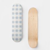 Skateboard Daisy bleu clair (Recto)