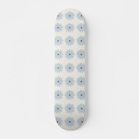 Skateboard Daisy bleu clair (Devant)