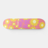 Skateboard Daisy Yellow Peach (Horz)