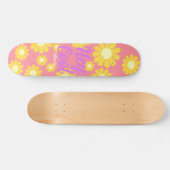 Skateboard Daisy Yellow Peach (Horz)