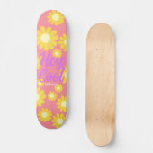 Skateboard Daisy Yellow Peach (Recto)