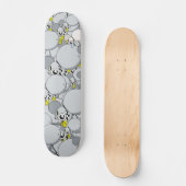 Skateboard Dalek "Old School" Gris (Recto)