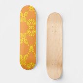 Skateboard Damas Orange-Jaune (Recto)
