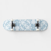 Skateboard Damassé bleu-clair (Horz)