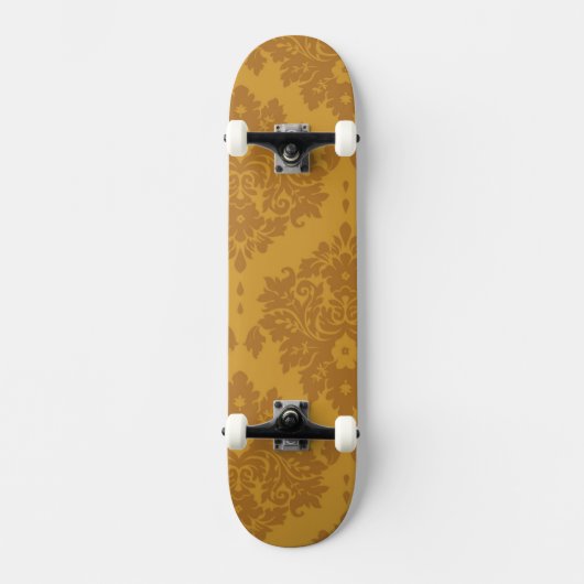 Skateboard Damassé d'or de luxe (Recto)