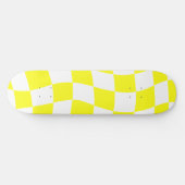 Skateboard Damier jaune (Horz)