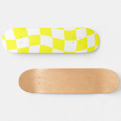 Skateboard Damier jaune (Horz)