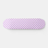 Skateboard Damier lavande clair classique (Horz)
