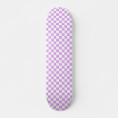 Skateboard Damier lavande clair classique (Devant)