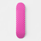 Skateboard Damier Rose Attrayant (Devant)