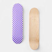 Skateboard Damier violet classique visuel  (Recto)