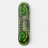 Skateboard Dangereux crocodiles heureux (Recto)