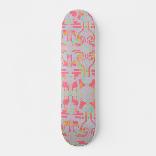 Skateboard Dans Le ZIZAGO Rose (Devant)