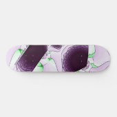 Skateboard Dans l'ombre de la couleur Violet (Horz)