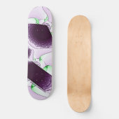 Skateboard Dans l'ombre de la couleur Violet (Recto)