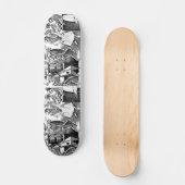 Skateboard "Dansant le Jarabe dans l'autre monde " (Recto)