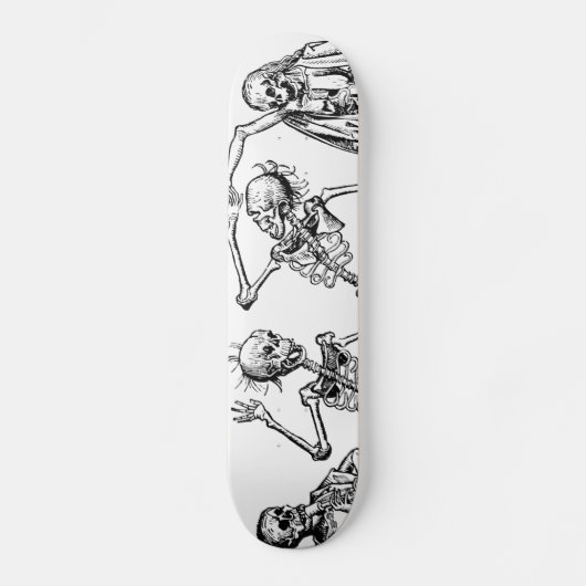 Skateboard Danse de la mort par Michael Wolgemut 1493 (Recto)
