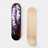 Skateboard danse de voiture violette (Recto)
