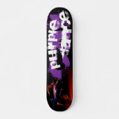 Skateboard danse de voiture violette (Devant)