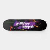 Skateboard danse de voiture violette (Horz)