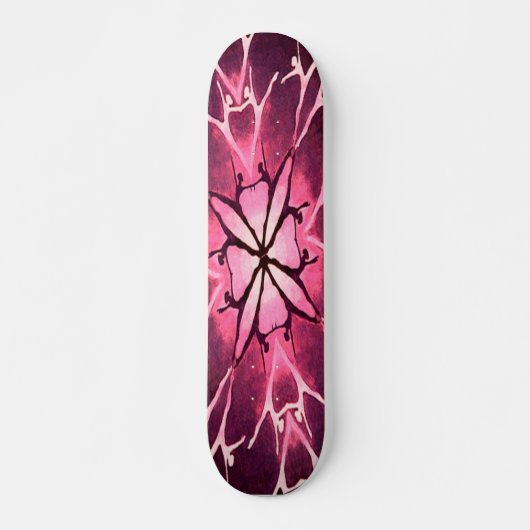 Skateboard "Danser (Cranberry)" (Voorkant)