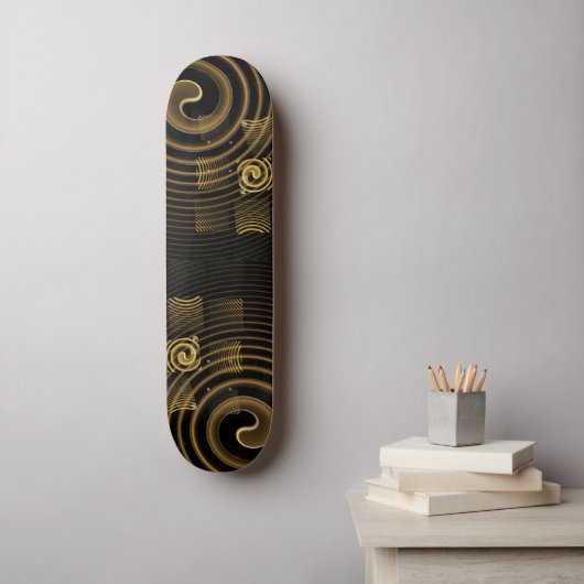 Skateboard d'art Abstrait d'Hypnose (Art mural)