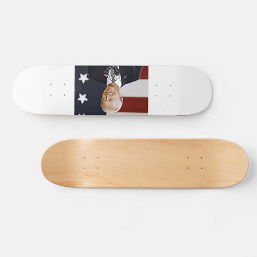 Skateboard d'art Joe Biden (Horz)