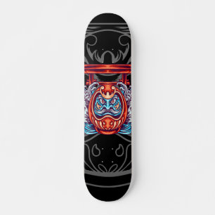 Skateboard Daruma Poupée Japonaise Folklore Anime Manga