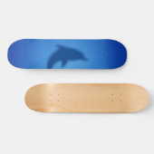 Skateboard Dauphin bleu (Horz)