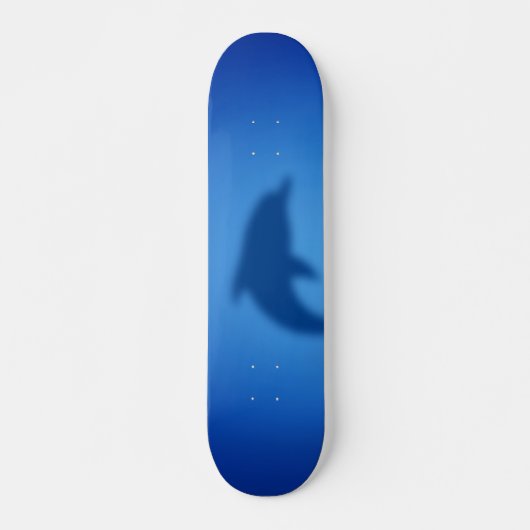 Skateboard Dauphin bleu (Devant)