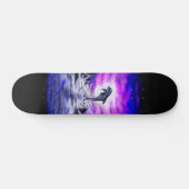 Skateboard Dauphin clair de lune (Horz)
