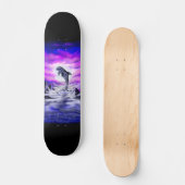 Skateboard Dauphin clair de lune (Recto)