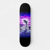 Skateboard Dauphin clair de lune (Devant)