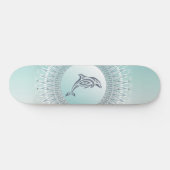 Skateboard Dauphin Mandala de Style Plage (Horz)