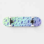 Skateboard dauphin, poisson, nature, aquatique, design, belle (Horz)