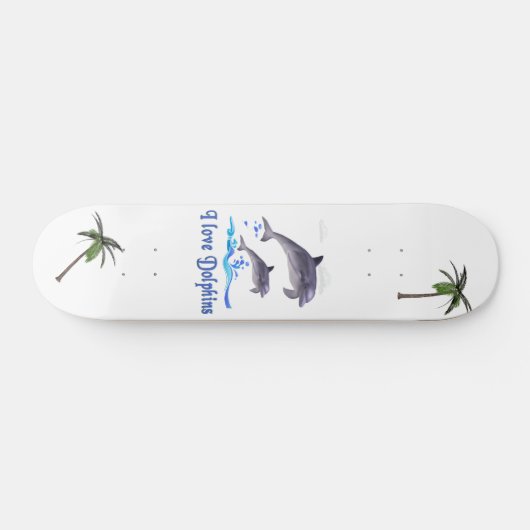 Skateboard Dauphins (Horz)