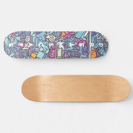 Skateboard d'aventure Dreamscape coloré (Horz)