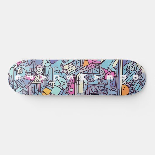 Skateboard d'aventure Dreamscape coloré (Horz)