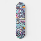 Skateboard d'aventure Dreamscape coloré (Recto)