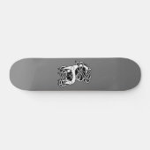 Skateboard de cerfs celtiques/nordiques (Horz)