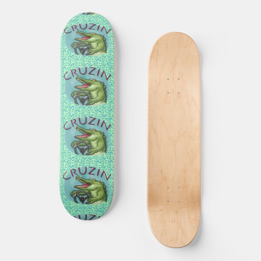 Skateboard de Cruzin Alligator (Recto)