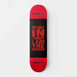 Skateboard de danger personnalisé