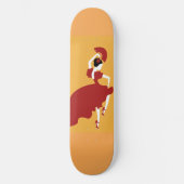 Skateboard de danseuse flamenco (Recto)
