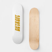 Skateboard de Détroit avec style (Recto)